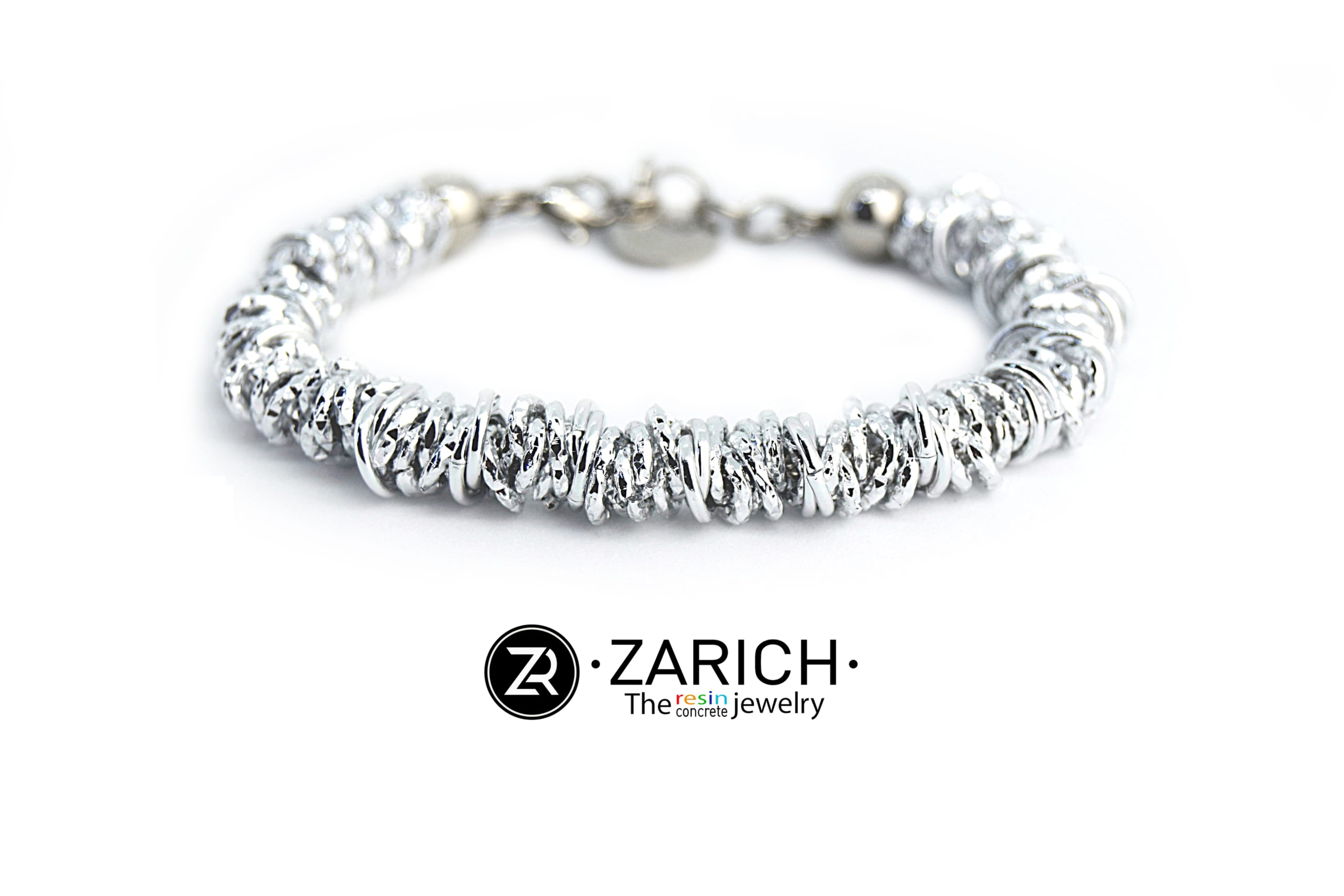 Nuoli Bracciale Ondulato Regolabile In Acciaio Inox E Tessuto – Gioiello Artigianale Donna Fatto In Germania, Nero