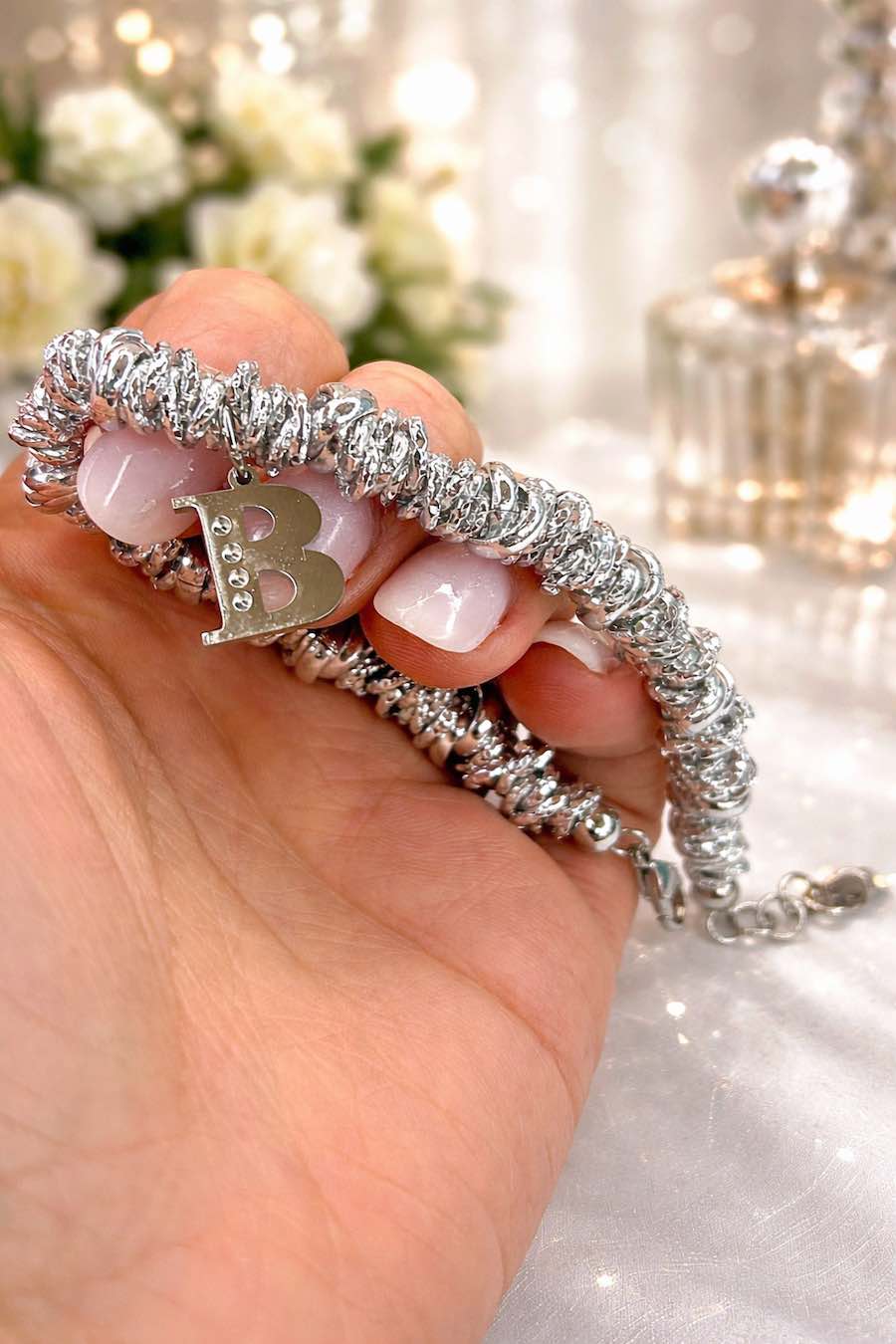 Bracciale Aluminum con Iniziale
